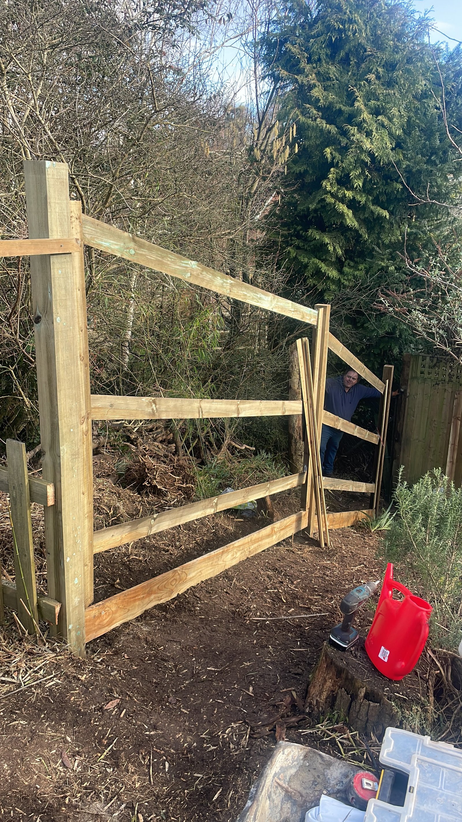 Post & rail fencing